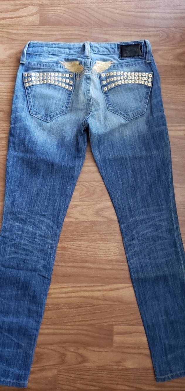 ROBINS JEANS WOMEN MARILYN GOLD WING - Picture 4 of 7